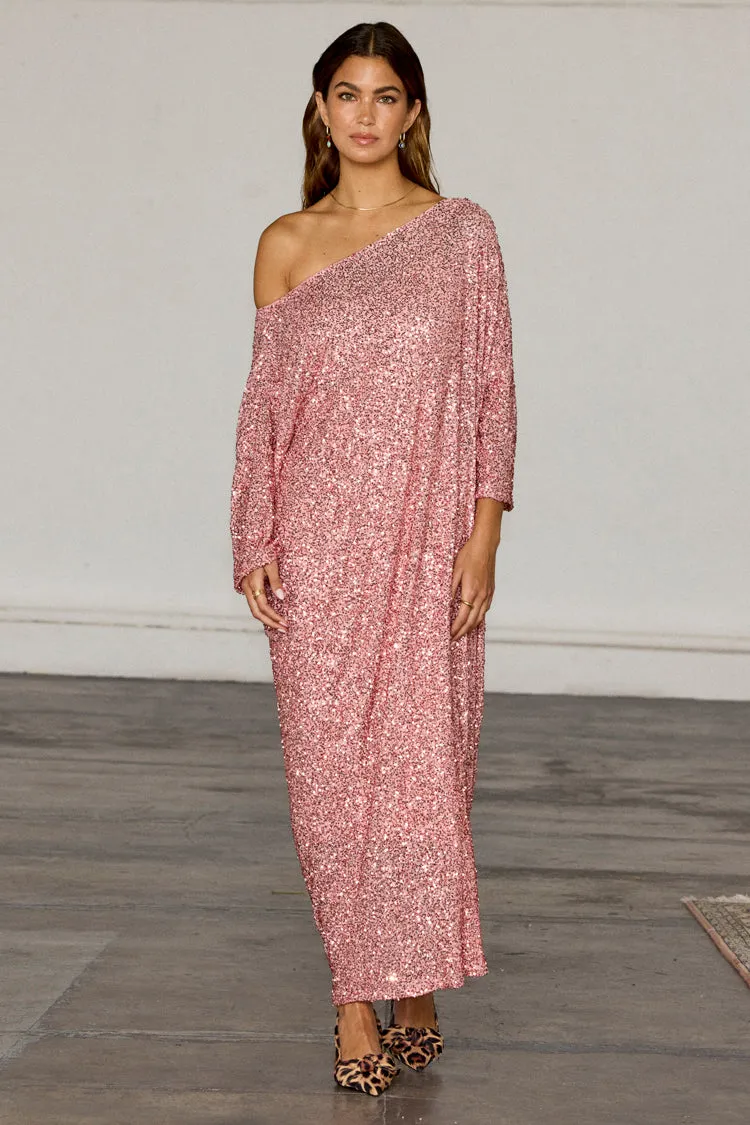 Pink Sequin Jem Dress