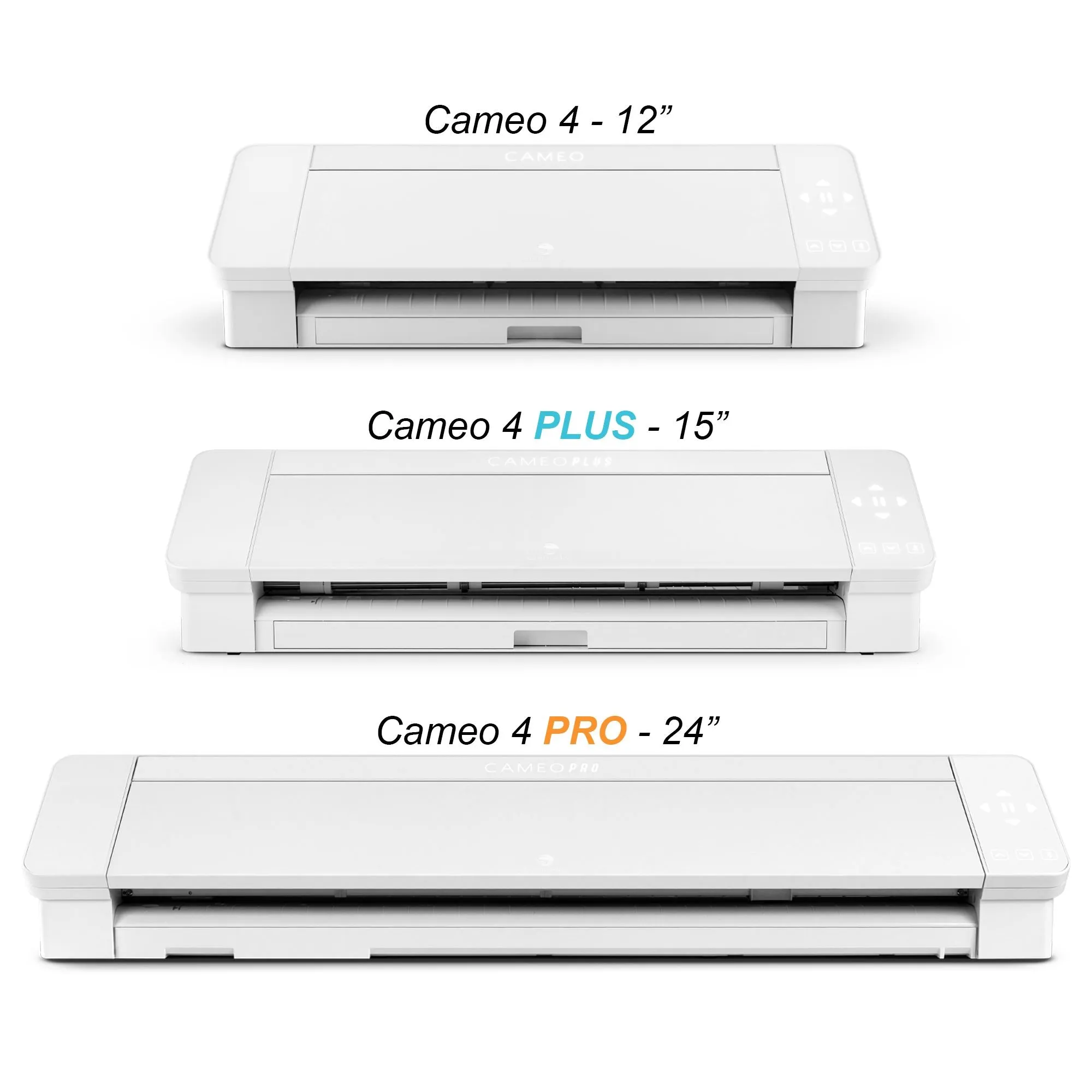 Silhouette White Cameo 4 PRO - 24" Electronic Vinyl & HTV Cutter