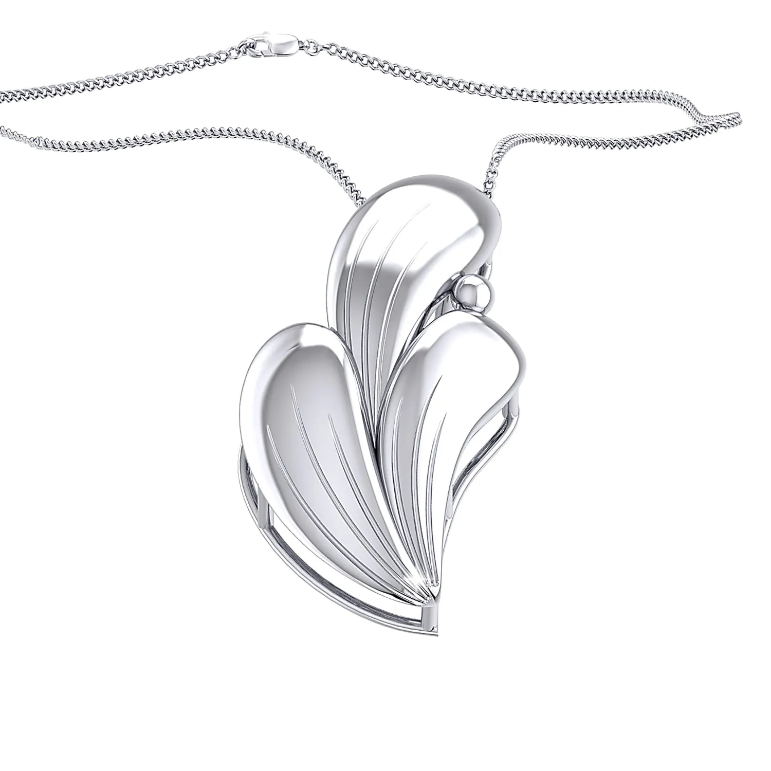 THE CURVED WAVE PENDANT