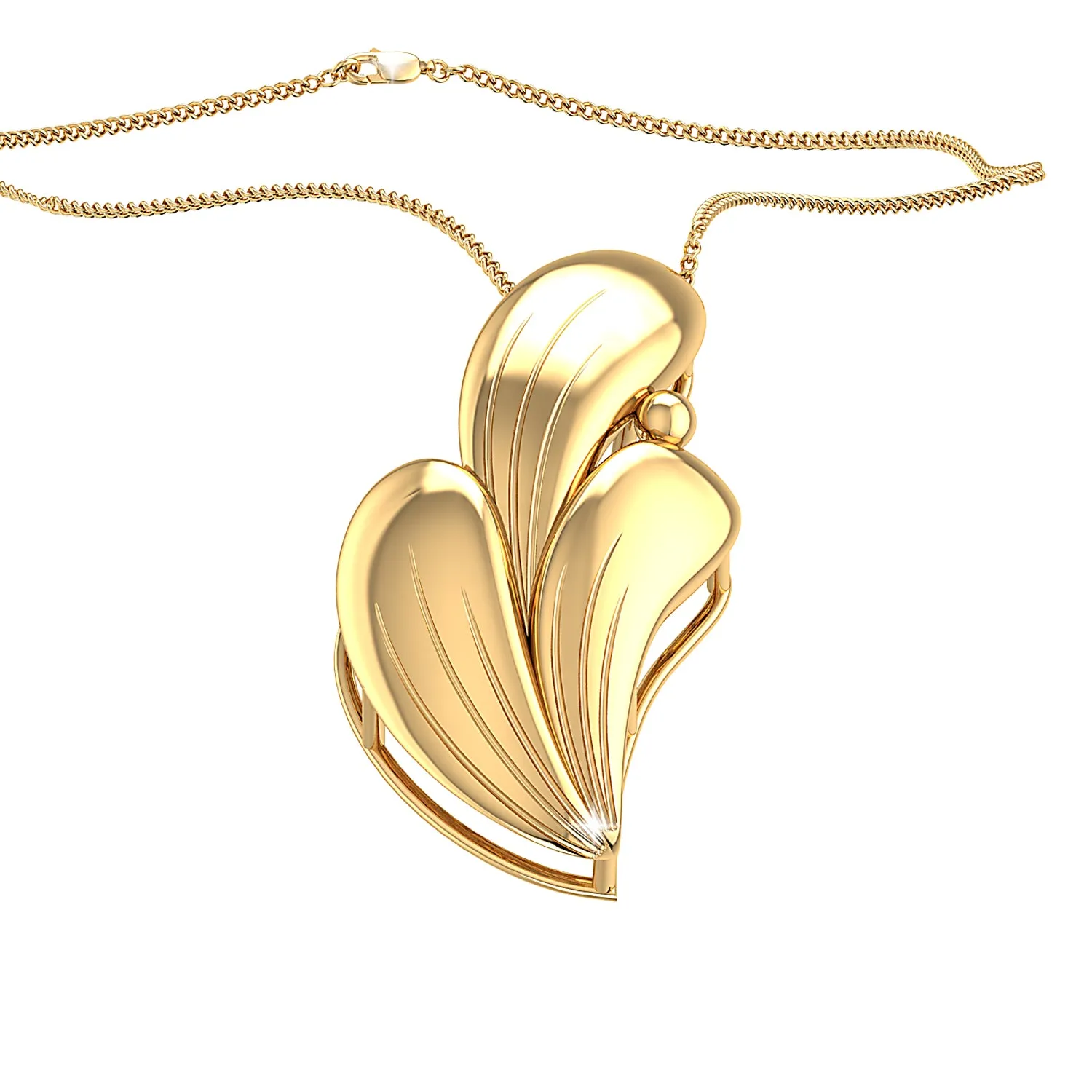 THE CURVED WAVE PENDANT