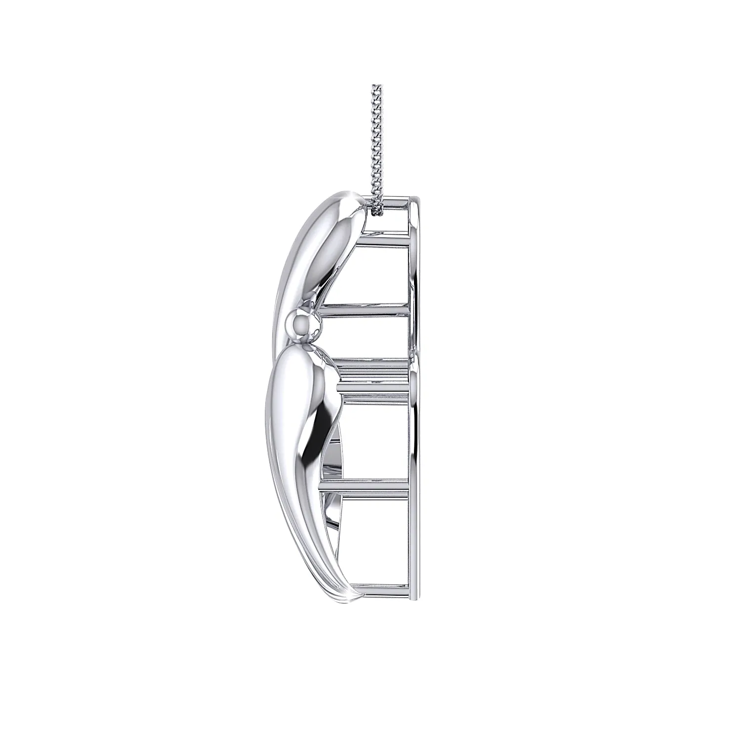 THE CURVED WAVE PENDANT