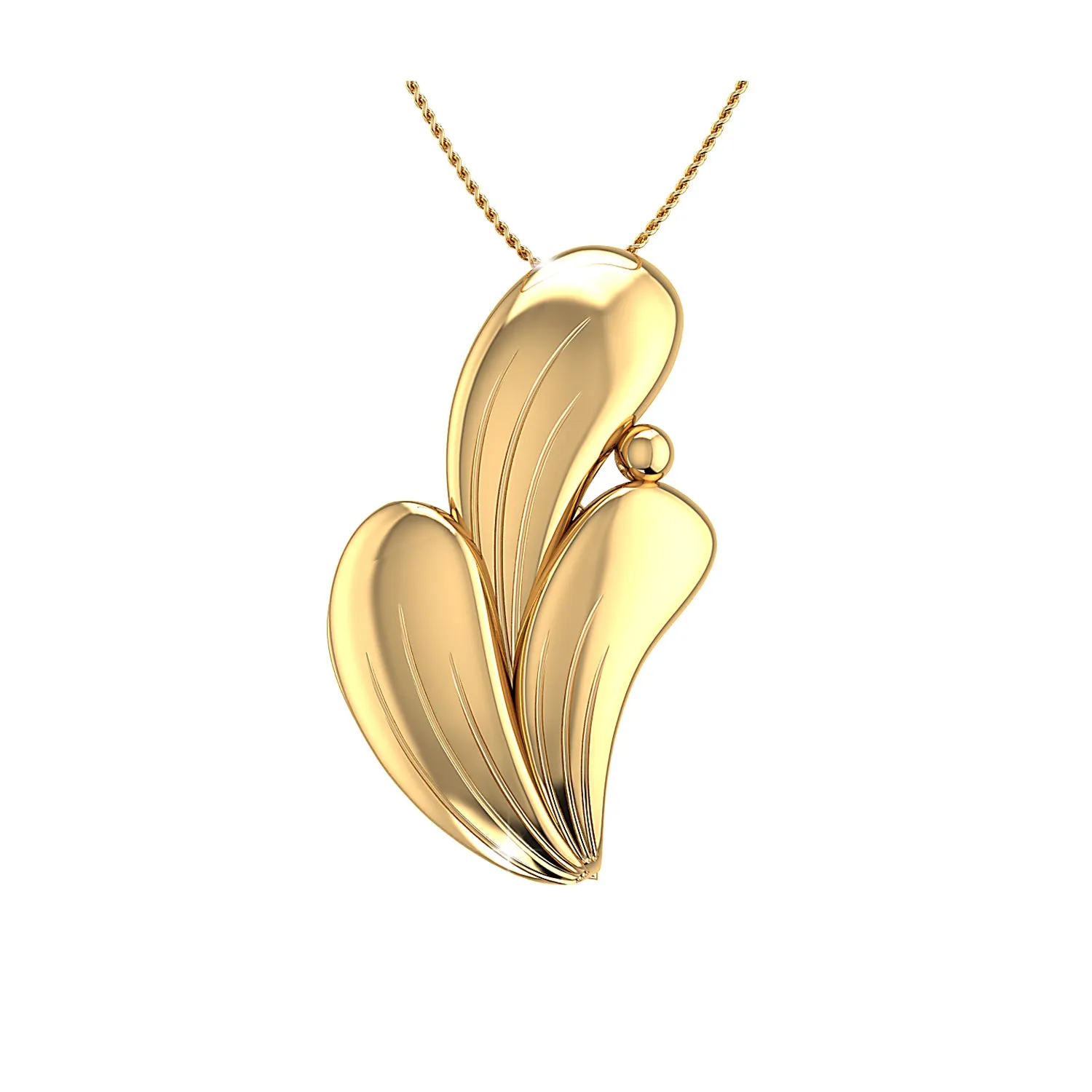 THE CURVED WAVE PENDANT