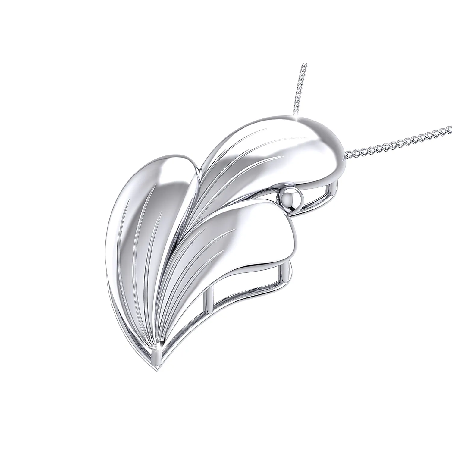 THE CURVED WAVE PENDANT