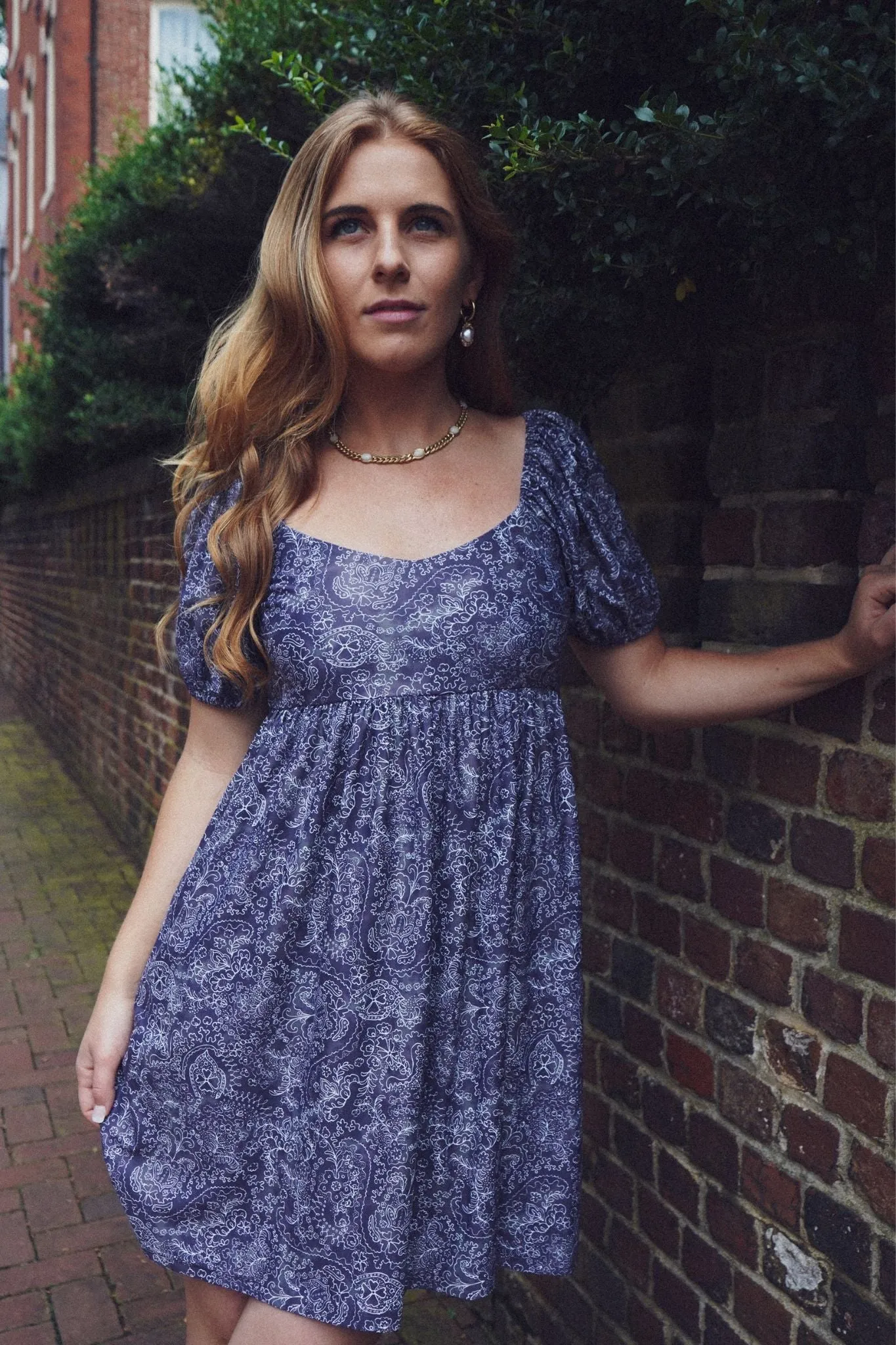 The Daphne Dress - Western Paisley