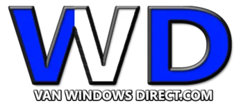 VWD DRIVER REAR CARGO DOOR SOLID GLASS WINDOW SPRINTER VAN 19-24