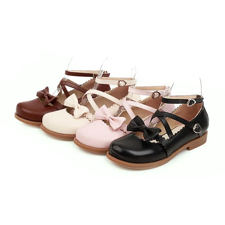 Women's  Flats Shoes with Bowtie