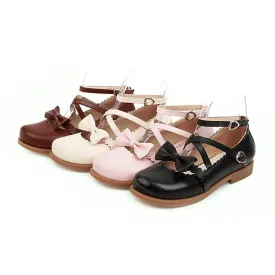 Women's  Flats Shoes with Bowtie